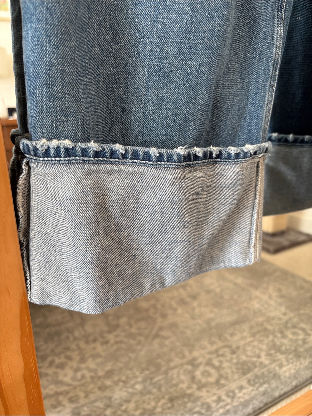 PAIGE Sasha Ankle Wide-Leg Cuff Jeans - Picture 4 of 11